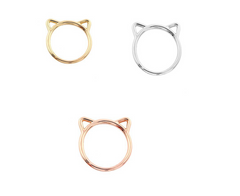 Ms. Cat Alloy Plating Green Ring