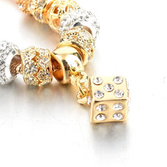 Eleganter Armband mit mini Kristallen