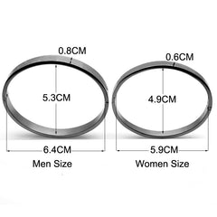 Stainless Steel Rose Cuff Bracelet