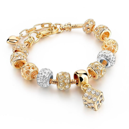 Eleganter Armband mit mini Kristallen