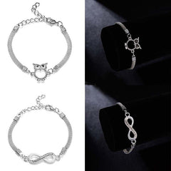 Infinity Armband aus 925 Silber – Verschiedene Modelle für Damen