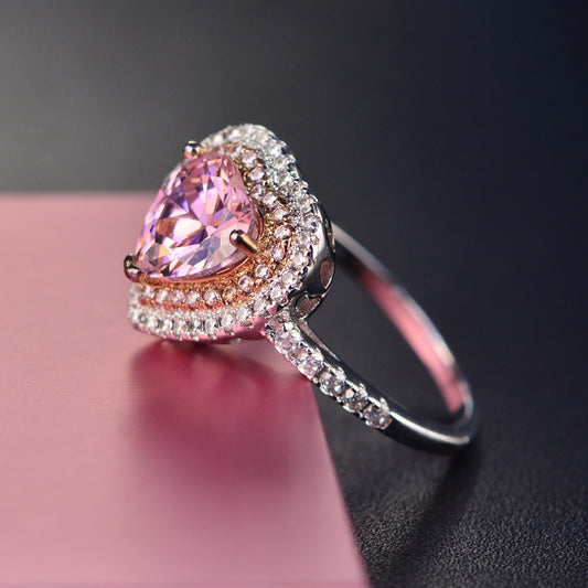 Love Full Diamond Zircon Ring