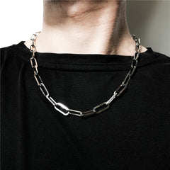 Titanium Steel Men Hip Hop Necklace Women
