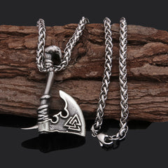 Stainless Steel Axe Pendant Chain Men
