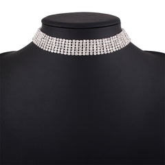 Necklace Trendy Girl Full Rhinestone