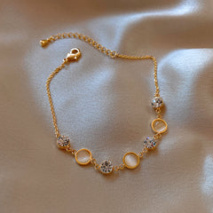 Small Round Bean Opal Bracelet