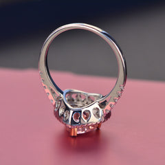 Love-Ring Damen Silber – Voll besetzt mit Zirkonia & plattiert