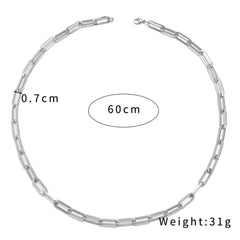 Titanium Steel Men Hip Hop Necklace Women