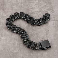 Cuban Chain Armband Unisex – Titanstahl im Hip-Hop-Stil