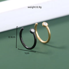 Cross-border C-shaped stainless steel nose ring
