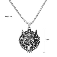 Wolf Head Personality Domineering Necklace