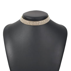 Necklace Trendy Girl Full Rhinestone
