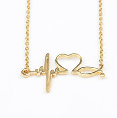 Heartbeat Necklace Women Necklaces