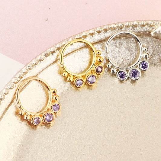 Ornaments Diamond-studded Nose Ring