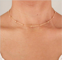 Halskette Dita Perlenkette in Gold