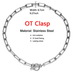 Schöne Edelstahlkette Dita