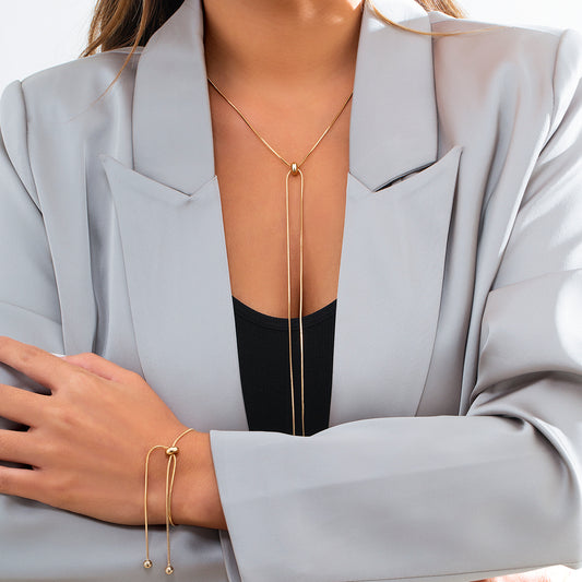 Vintage elegante Dita Schlangenkette